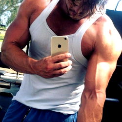 Onlyfans Model Alpha Derek in Gym