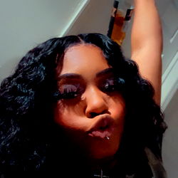 Model Sharing an Update on Her Day