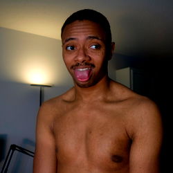 Shirtless Male Model Joystick, From Minneapolis, MN