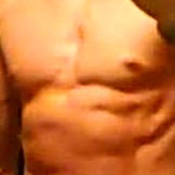 Shredded Shirtless Model with Chiseled Abs