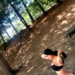 Sensual Poolside Scene with Model AngieIshereXXX