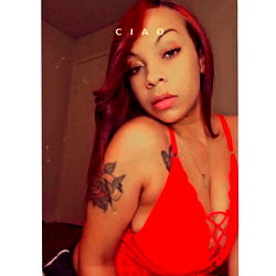 Maceee in a Red Swimsuit