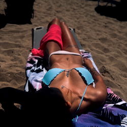 Reina's Relaxing Beach Moment