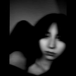 Mysterious Portrait of Tensie in Dark Tones