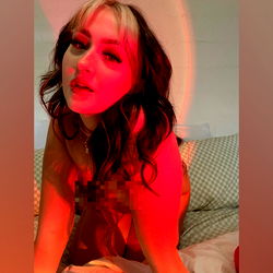 Red Hot Lingerie Model in Intimate Photoshoot