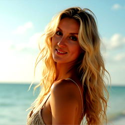 Beautiful Model Lulu in Paradise