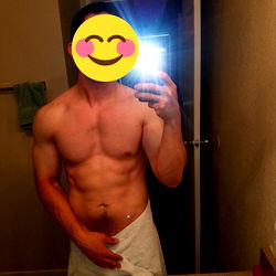 Fit Model Arizona Ice Showcasing Muscle Define