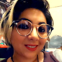 Smiling Woman with Glasses