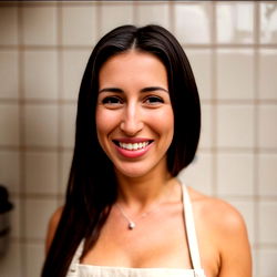 A Warm Smile in a Tile Kitchen