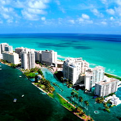 Aerial View of Miami Beach, Florida