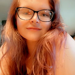 Beautiful Young Lady with Glasses, Age 23