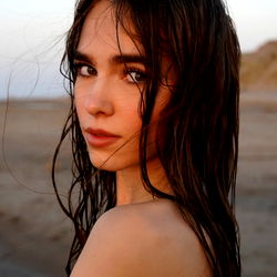 Angelica, Young Model in Beachy Setting