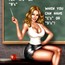 Amanda, the Teacher's Assistant, Explains the Differences Between A and B Sizes on Whiteboards