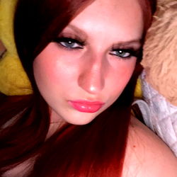 Beautiful Red-haired Model Posing for OnlyFans