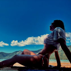 Beachside Serenity - Model Akira Smithd