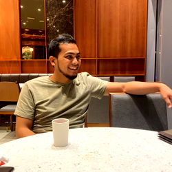 Asian Lover in a Cafe