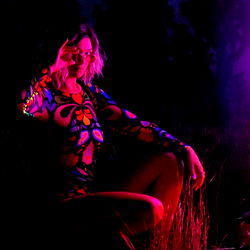 Striking and Colorful Photoshoot of Alice B. Wilder with Creative Poses