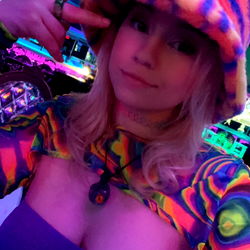 Cameron's Vibrant Party Outfit