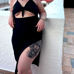 Stylish Women's Swimwear with Back Tattoo in Vogue