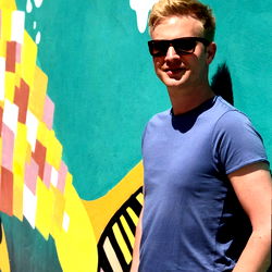 Fashionable Young Man Posing for Photo