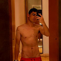 Fit Young Man Taking Selfie