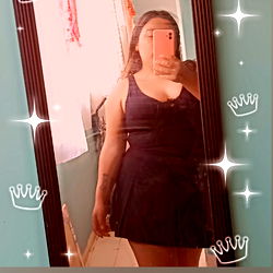 Model in a Mirror Selfie