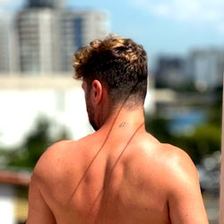 Fitness model ANGEL ZAYAT with chiseled physique