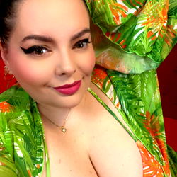 OnlyFans Model AADORA18 in Floral Swimsuit