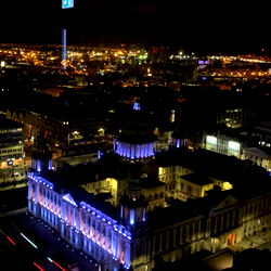 Urban Nightscape: A Captivating View from Jonny's Apartment