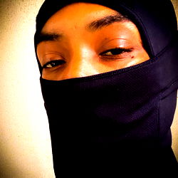 Black Muslim Clothing: Niqab with Scarf and Hijab