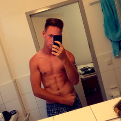 Fitness enthusiast showcases his workout gains