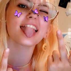 Woman Makes a Vulgar Gesture