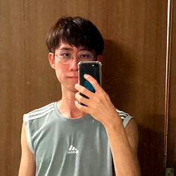 Young Asian Man Taking a Selfie