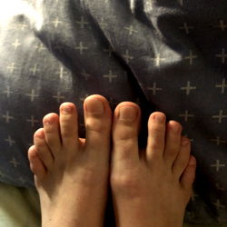 Feet on the Bed