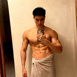 AidenJin: Malaysian Fitness Model in a Hotel Room