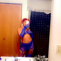 Model in a Bathrobe, Striking Pose