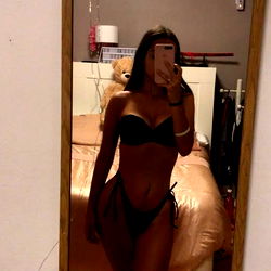 Mazatlan Model Ana Baby in Black Bikini