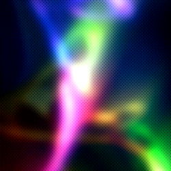 Colorful Abstract Art with Neon Colors and Lines