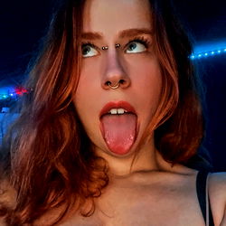 Foxy Blue Eyes: A Model Posing for a Photo