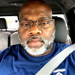 OGM, a man in an Atlanta-based model car