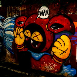 Vibrant Graffiti on Wall