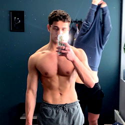 Norwegian Model Alexander in Gym