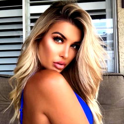 Elegant Blonde Model Posing for Photo Shoot