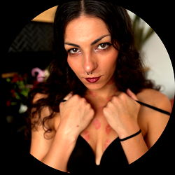 Glamorous Onlyfans Model Alice Marie in a Playful Pose