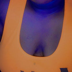 Vibrant Orange Sports Bra for Women