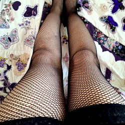Sensual Stocking and Fishnet Photo of OnlyFans Model Gypsy Bella