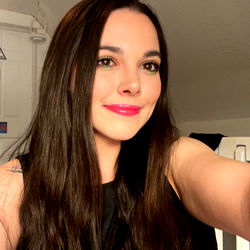 Young Woman with Long Hair