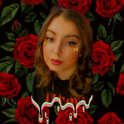 Vibrant Rose Flower Power Background