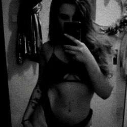 Model in Lingerie Pose