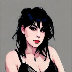 Digital Art of RepulsiveGravy, a female character from the OnlyFans platform